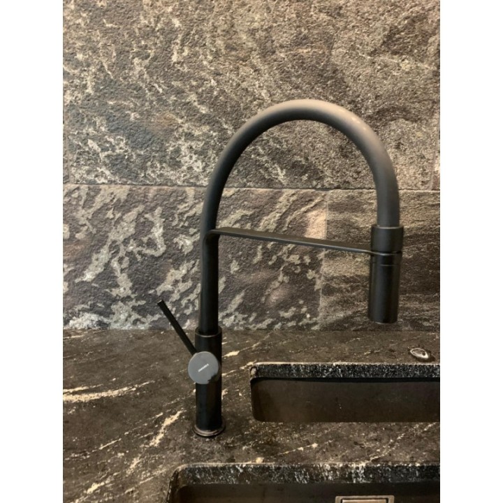 Bateria zlewozmywakowa Omnires Vita czarny mat VI6350BLBL