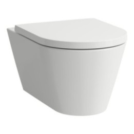 Miska WC silent flush 370x545 mm LAUFEN KARTELL rimless biała H8213310000001