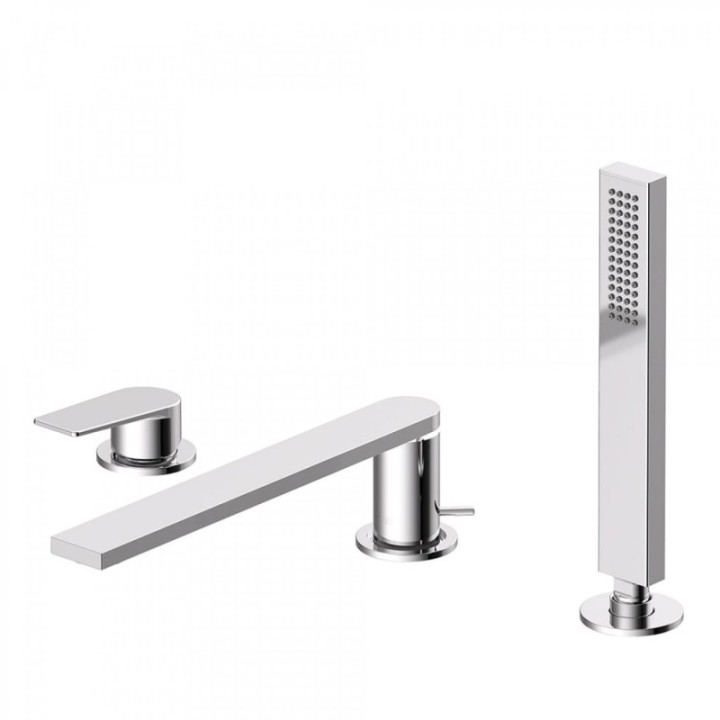 Tres Project bateria wannowo-prysznicowa 3-otworowa chrom 21116103