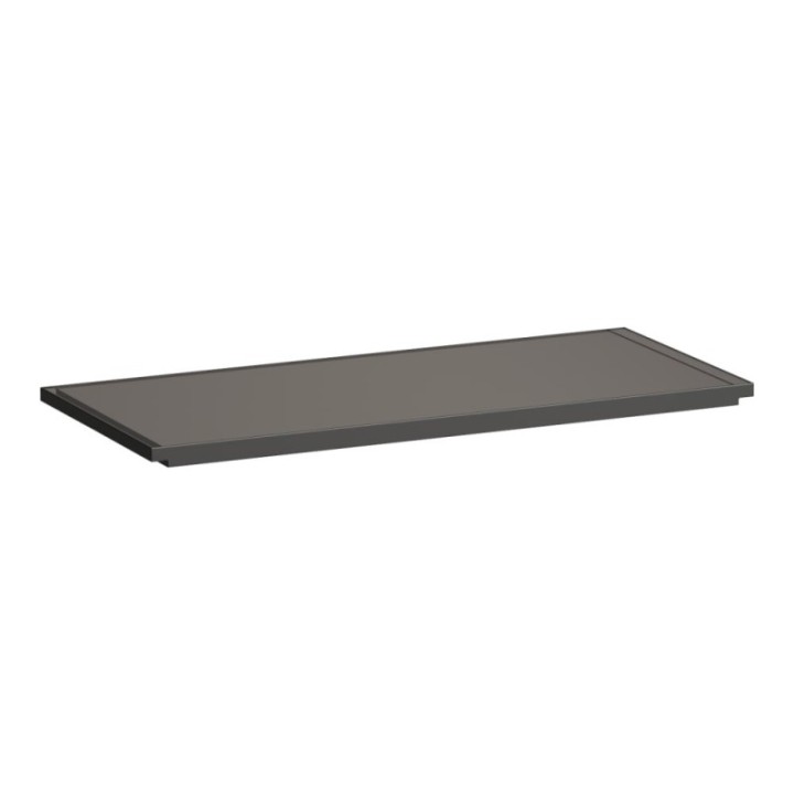 Półka na umywalkę 460x200x15 mm Laufen Kartell szary dymiony H3853310850001