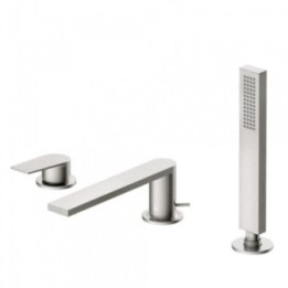 Tres Project bateria wannowo-prysznicowa 3-otworowa stal 21116101AC