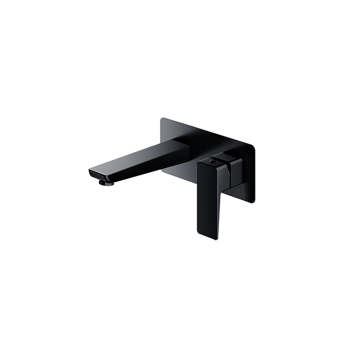 Bateria umywalkowa podtynkowa Omnires Parma czarny mat PM7415BL
