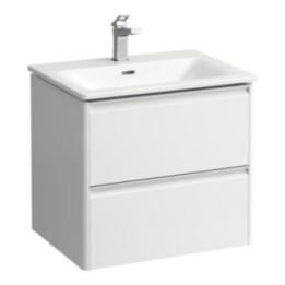 Zestaw umywalka z szafką 600x450 mm LAUFEN PALACE biały mat H8607022601041