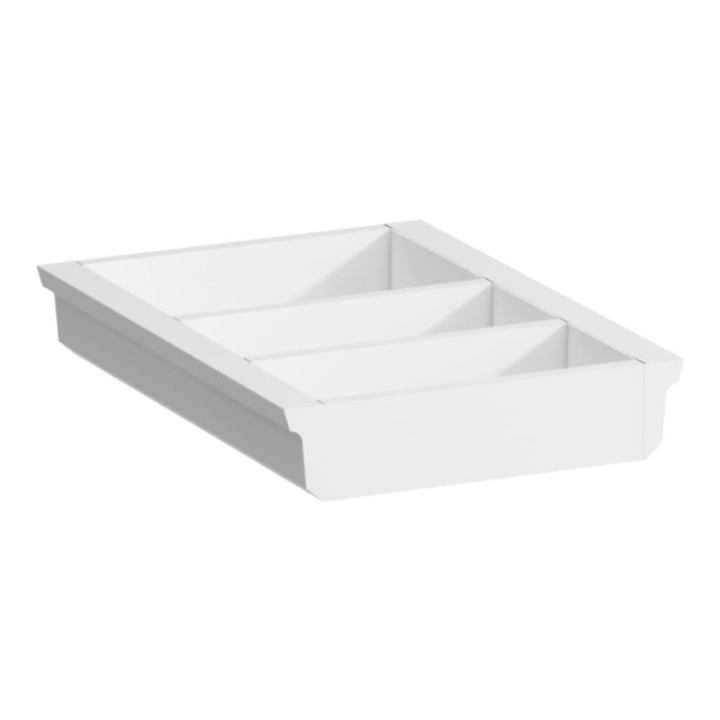 Mały organizer do szuflad LAUFEN SPACE biały połysk H4954011606311