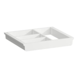 Organizer do szuflad 274x320 mm LAUFEN SPACE biały mat H4954051606311