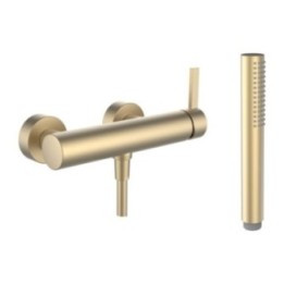 Bateria z wężem i słuchawką LAUFEN KARTELL białe złoto H3313370831411
