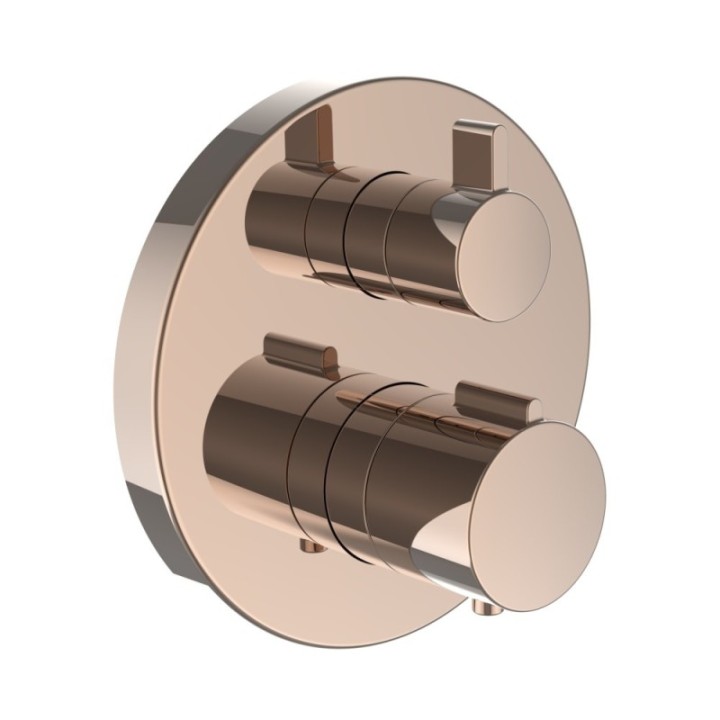 Bateria natryskowa do Simibox LAUFEN CITY THERM różowe złoto HF905475465000