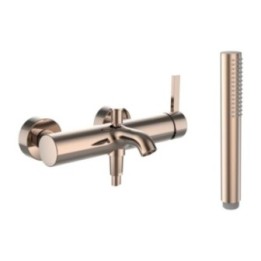 Bateria wannowa-natryskowa LAUFEN KARTELL różowe złoto H3213370821411