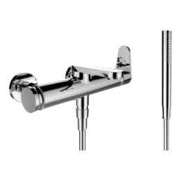Bateria z zestawem prysznicowym LAUFEN THE NEW CLASSIC białe złoto HF900560462000