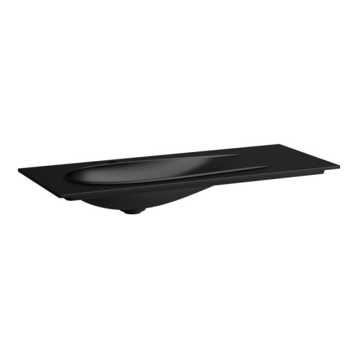 Umywalka 1200x500 mm LAUFEN IL BAGNO ALESSI bez otw. czarny mat H8179797161091
