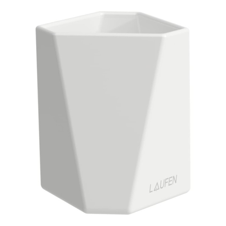 Kubek na szczoteczki do zębów LAUFEN HOME COLLECTION biały H8777740000001
