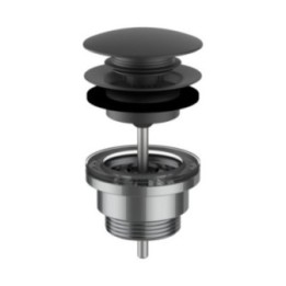 Korek click-clack LAUFEN czarny mat H3709890811041