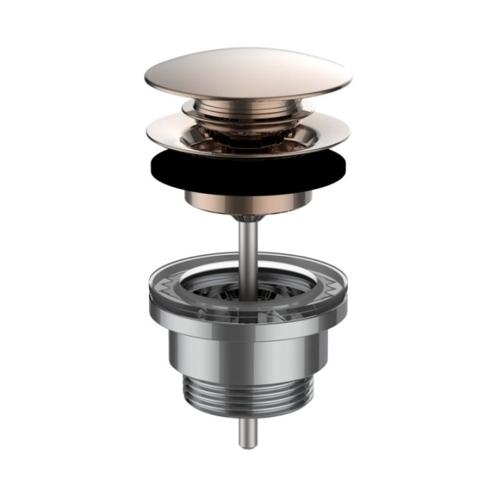 Korek click-clack LAUFEN różowe złoto H3709890821041