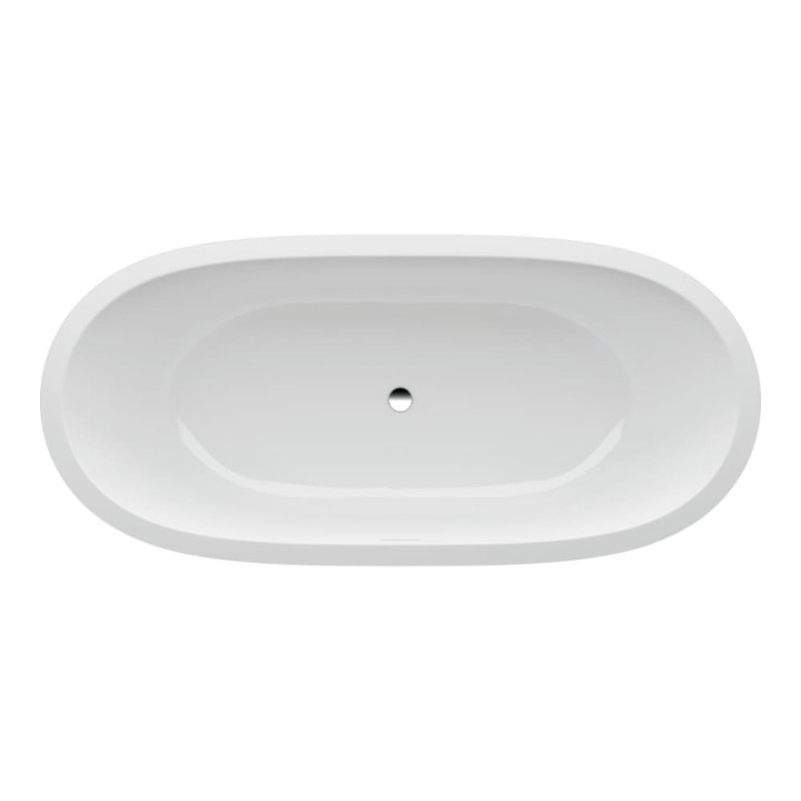 Wanna LAUFEN IL BAGNO ALESSI z oświetleniem i hydromasażem biała H2459710006251