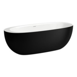 Wanna 1850x800 mm LAUFEN IL BAGNO ALESSI czarny mat/biały mat H2209720650001
