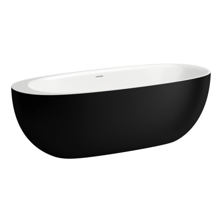 Wanna 1850x800 mm LAUFEN IL BAGNO ALESSI czarny mat/biały mat H2209720650001