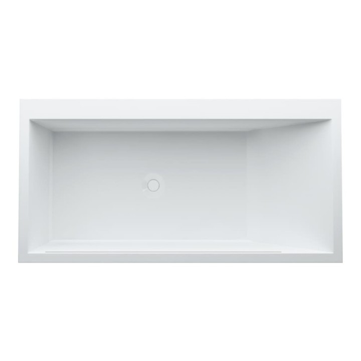 Wanna prostokątna 1700x860 mm LAUFEN KARTELL przelew slot biała H2243360006161