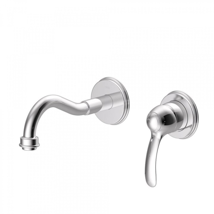 Tres Monoclasic bateria umywalkowa podtynkowa chrom 24220001