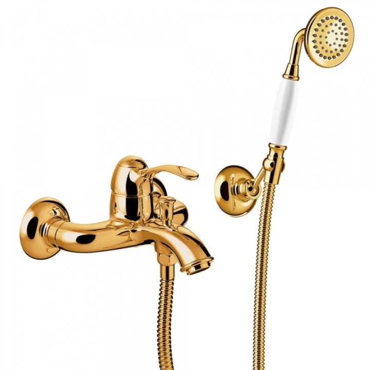 Tres Monoclasic bateria wannowo-prysznicowa ścienna stal 24217001AC