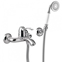 Tres Monoclasic bateria wannowo-prysznicowa ścienna chrom 24217001