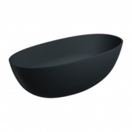 Wanna wolnostojąca Omnires Shell M+ 160x75cm black lava SHELLWWBLV