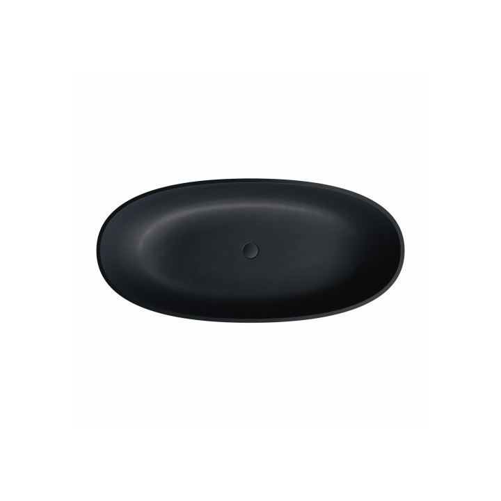 Wanna wolnostojąca Omnires Shell M+ 160x75cm black lava SHELLWWBLV