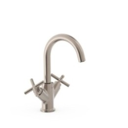 Bateria dwuuchwytowa umywalkowa TRES MONTBLANC stal 28310301AC