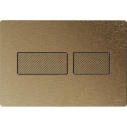 Przycisk spłukujący TECE solid do WC brąz szczotkowany o strukturze diamentowej 9240435