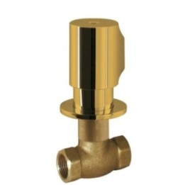 Zawór z gwintem 3/4" TRES MAX złoty 06151101OR