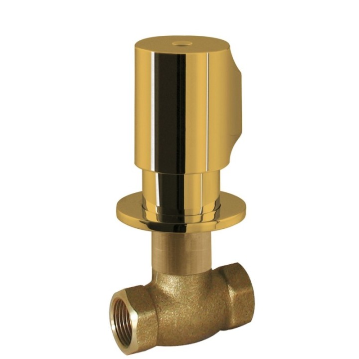 Zawór z gwintem 3/4" TRES MAX złoty 06151101OR