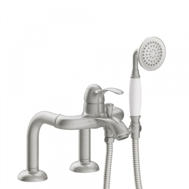 Tres Monoclasic bateria wannowo-prysznicowa 2-otworowa stal 24219401AC