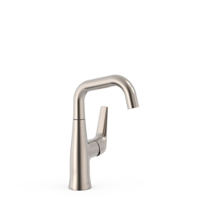 Bateria umywalkowa z boczną dźwignią TRES FUJI stal 28144701AC