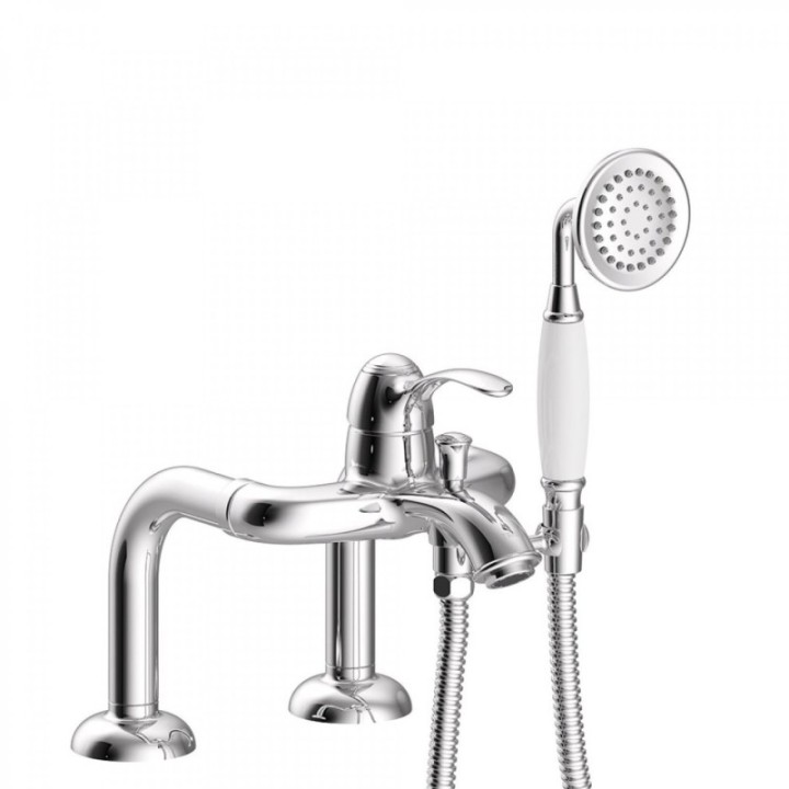Tres Monoclasic bateria wannowo-prysznicowa 2-otworowa chrom 24219401