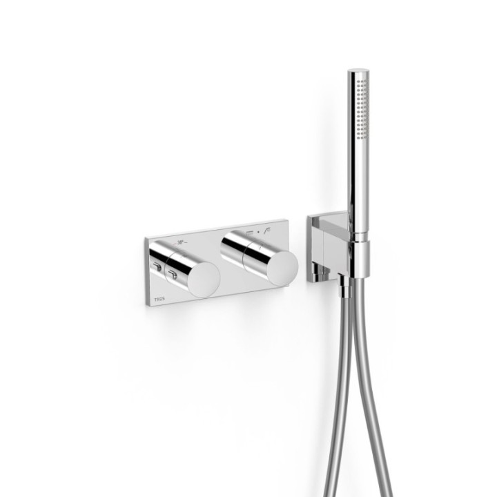 Bateria termostatyczna podtynkowa 2-drożna TRES B-SYSTEM chrom 30735201