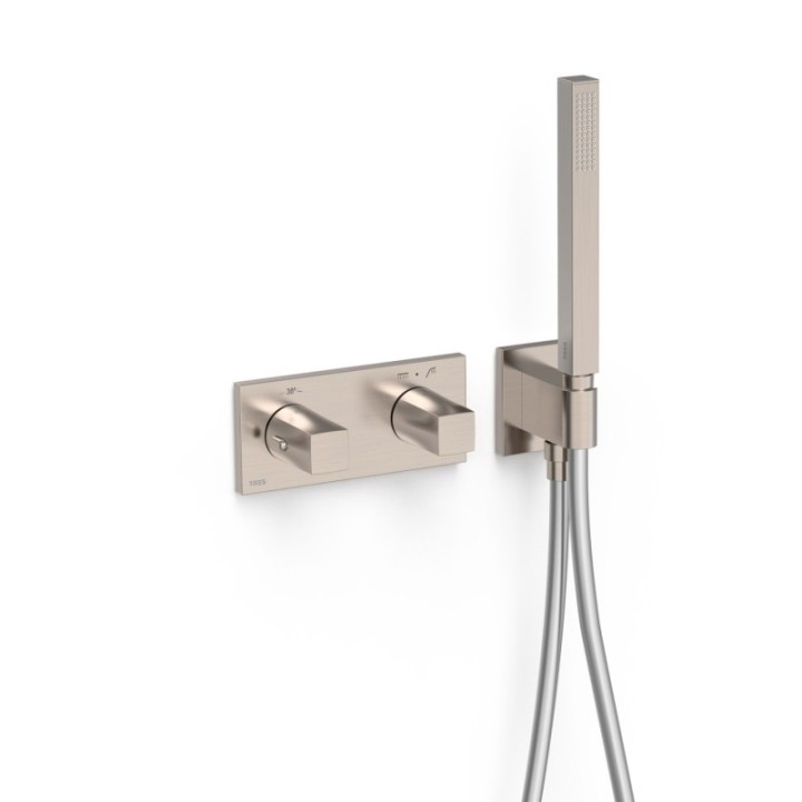 Bateria termostatyczna podtynkowa 2-drożna TRES B-SYSTEM stal 30725201AC