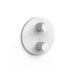 Maskownica do wpuszczanego korpusu 2-drożnego TRES THERM-BOX biały mat 26225001BM