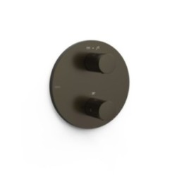 Maskownica do wpuszczanego korpusu 2-drożnego TRES THERM-BOX czarny brąz 26225001KMB