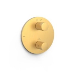 Maskownica do wpuszczanego korpusu 2-drożnego TRES THERM-BOX złoto matowe 26225001OM