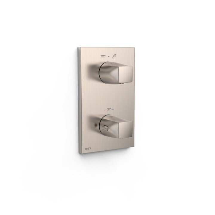 Maskownica do wpuszczanego korpusu 2-drożnego TRES THERM-BOX stal 21125001AC