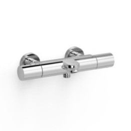 Bateria termostatyczna naścienna wannowa TRES OVER-WALL chrom 19017401