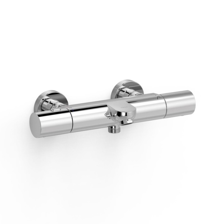 Bateria termostatyczna naścienna wannowa TRES OVER-WALL chrom 19017401