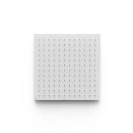 Deszczownica podtynkowa sufitowa 405x405 mm TRES biały mat 13495101BM