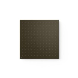 Deszczownica podtynkowa sufitowa 405x405 mm TRES czarny brąz 13495101KMB