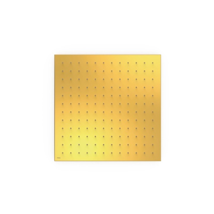 Deszczownica podtynkowa sufitowa 405x405 mm TRES złota 13495101OR