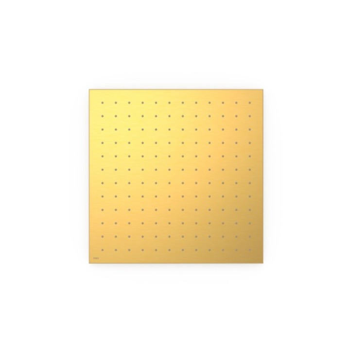 Deszczownica podtynkowa sufitowa 405x405 mm TRES złoto matowe 13495101OM