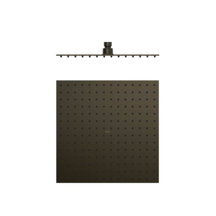 Deszczownica sufitowa 300x300 mm TRES czarny brąz 134315012KMB