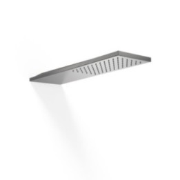 Deszczownica ścienna 160x550 mm TRES czerń metalizowana 29990303KM