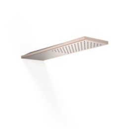Deszczownica ścienna 160x550 mm TRES różowe złoto matowe 29990303OPM