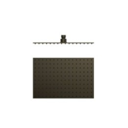 Deszczownica sufitowa 300x200 mm TRES czarny brąz 134315007KMB