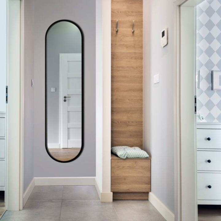 LUSTRO AMBIENT – CZARNE OWALNE 50x70 GieraDesign AMB/B/50x70